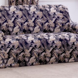 Kit Capas de Sofá 2 e 3 Lugares Adere Floral Preto