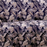 Kit Capas de Sofá 2 e 3 Lugares Adere Floral Preto