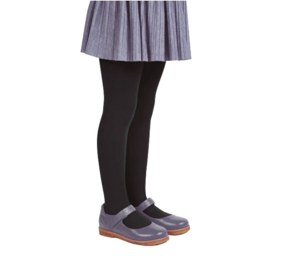 Meia Calça Juvenil Trifil Fio 40 Preta Lisa Opaca