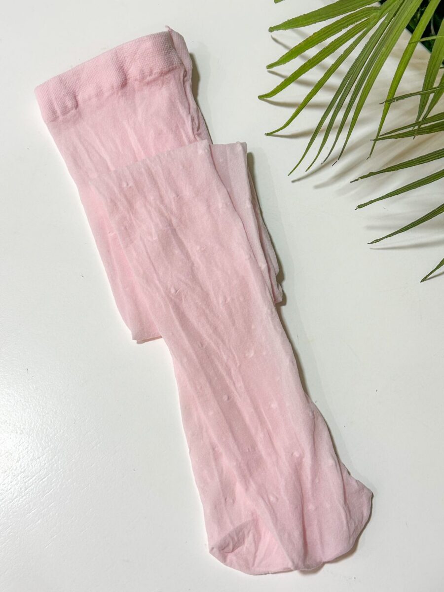 Meia Calça Juvenil Trifil Fio 20 Rosa Gravatinha