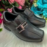 Sapato Social Infantil D Milan Preto Fosco