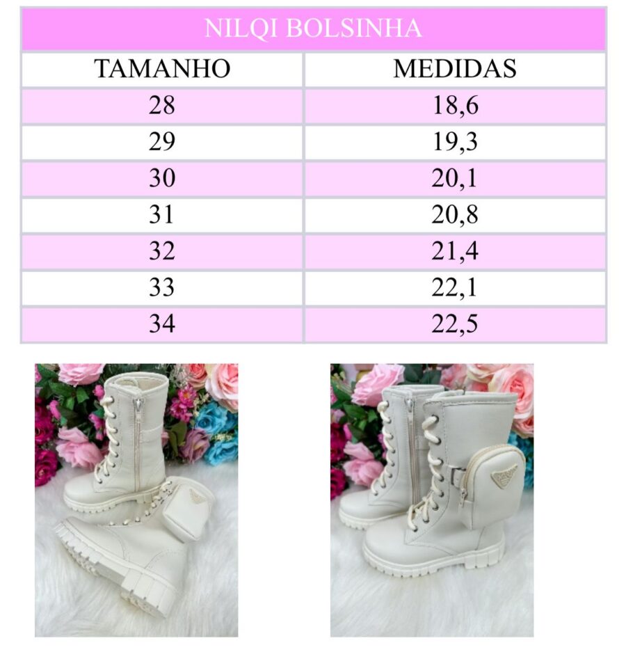 Bota Infantil Nilqi Vivi com Bolsinha