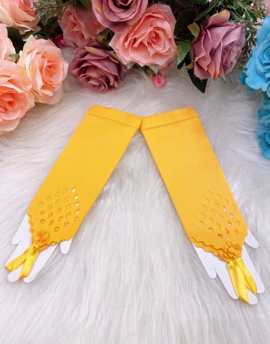 Luva Belli Amarelo Escuro Tamanho Único com Elastano