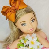 Laço Infantil Belli Bico de Pato Terracota