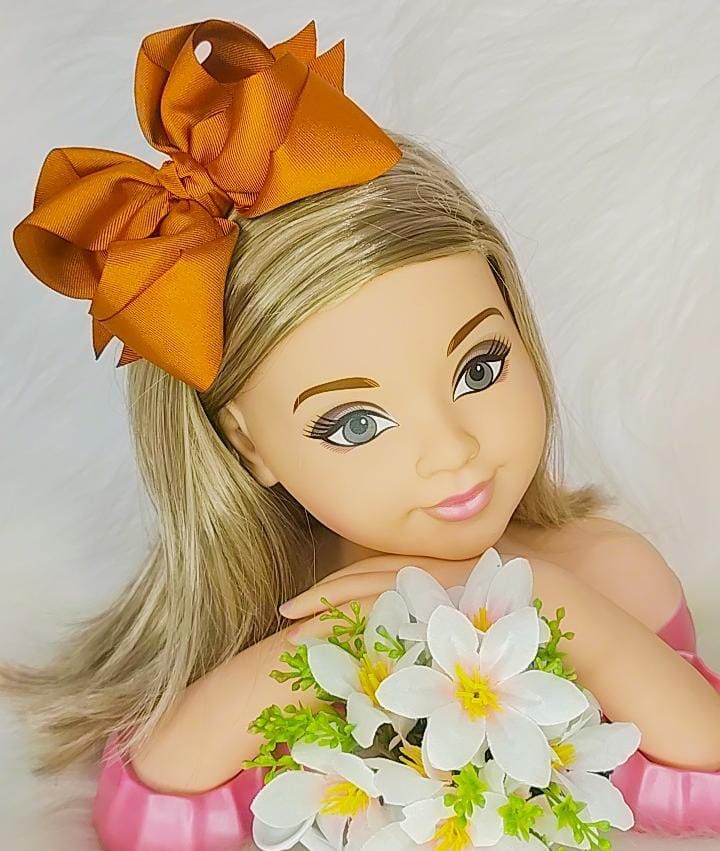 Laço Infantil Belli Bico de Pato Terracota