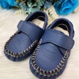 Mocassim Infantil Azul Marinho com Velcro