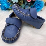 Mocassim Infantil Azul Marinho com Velcro
