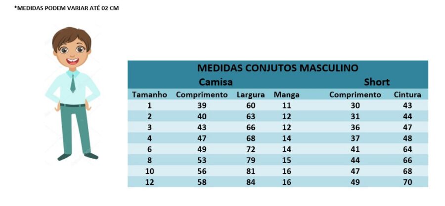 Conjunto Social Infantil Bermuda Gravata Suspensório Azul
