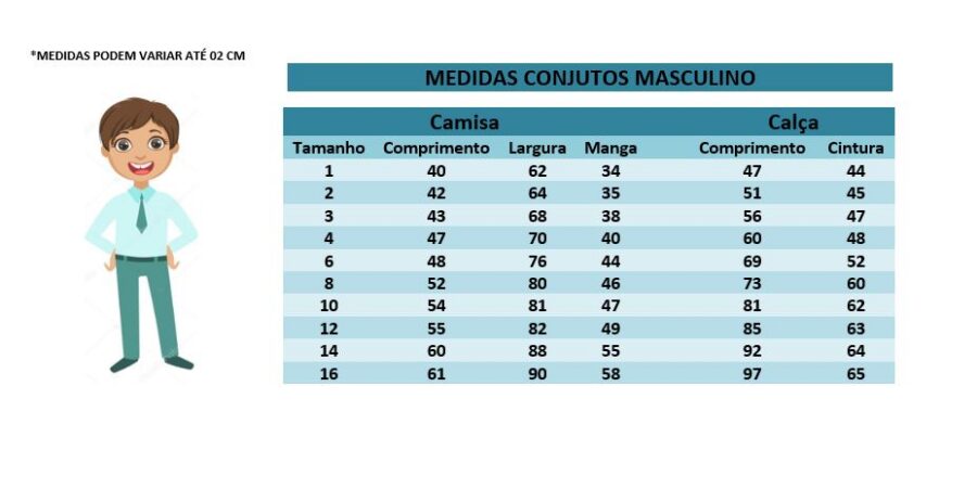 Conjunto Social Infantil Calça Gravata Suspensório Azul