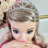 Coroa Infantil Realeza Coração com Pingente