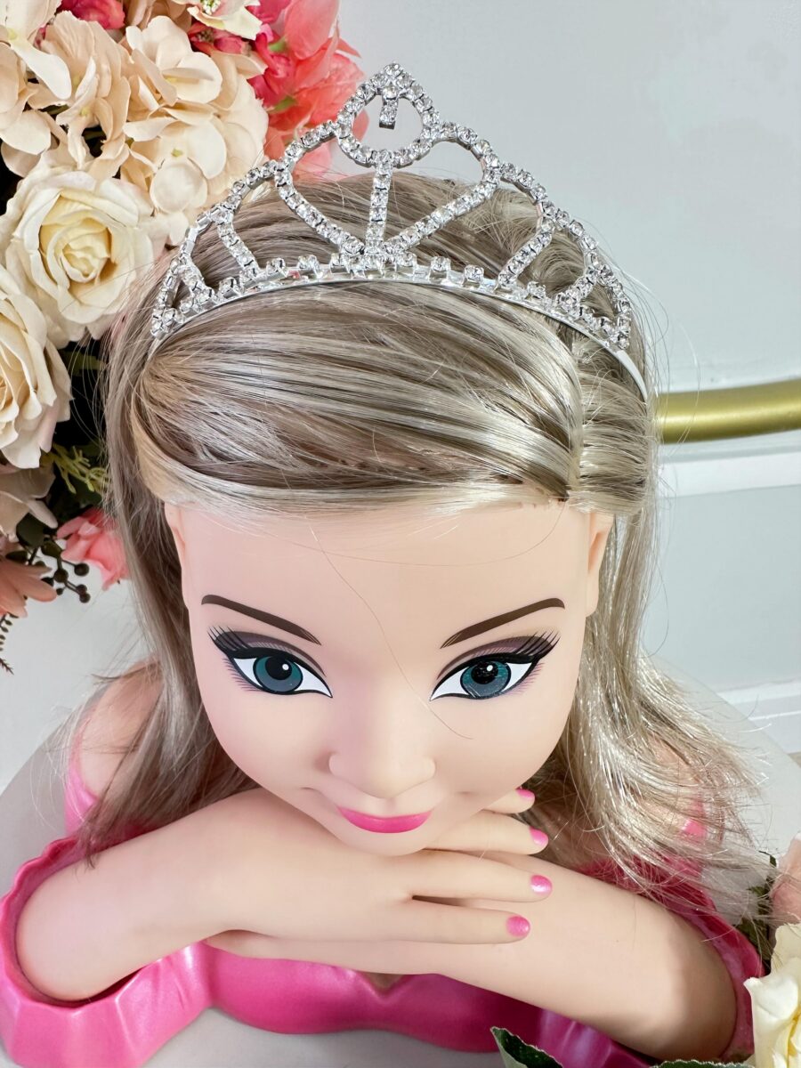 Coroa Infantil Realeza Coração com Pingente