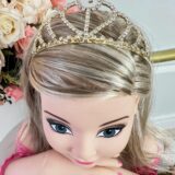 Coroa Infantil Realeza Coração com Pingente