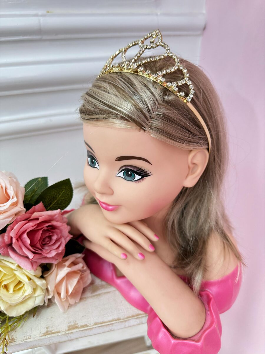 Coroa Infantil Realeza Coração com Pingente