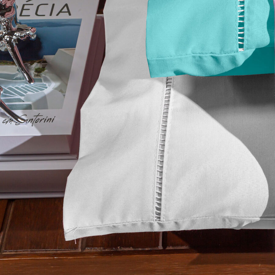 2 Fronhas Paris MR Enxovais Percal 150 Fios 70x50 cm Branco