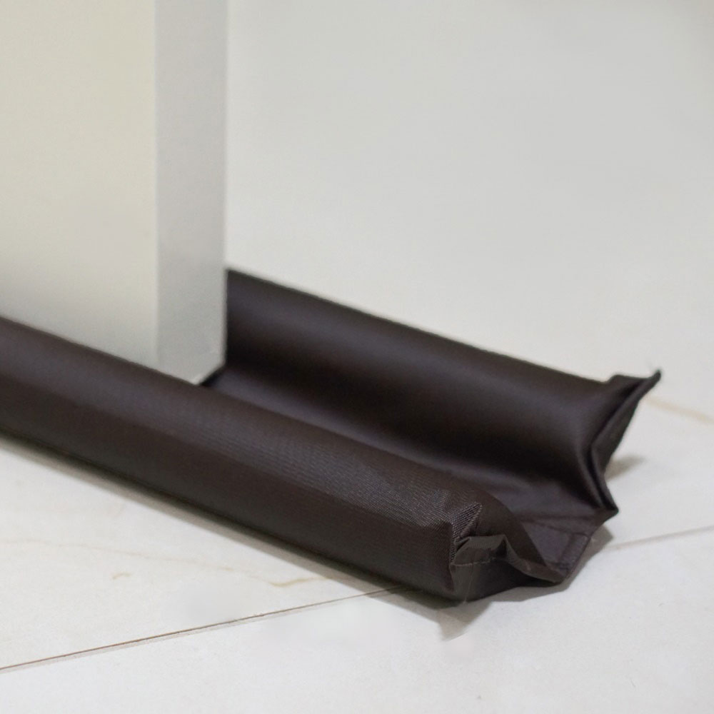Veda Porta Protetor Duplo 90 cm Impermeável Marrom