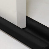 Veda Porta Protetor Duplo 90 cm Impermeável Preto