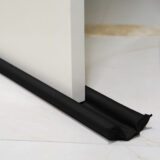 Veda Porta Protetor Duplo 90 cm Impermeável Preto