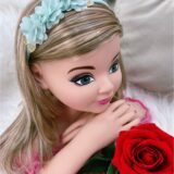 Faixinha de Cabelo Bebê Meia de Seda com Aplique de Flores