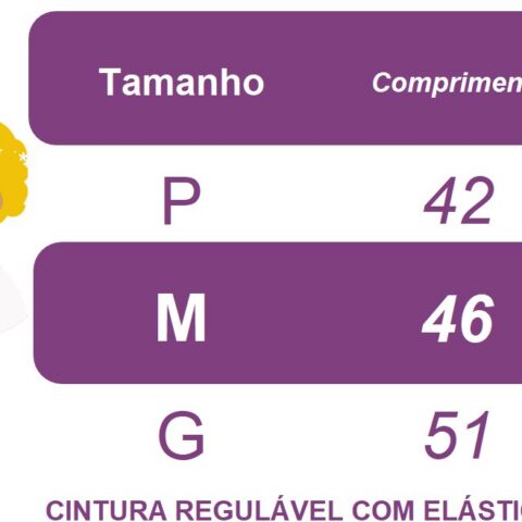 Saiote de Armação Infantil Anágua Tule Forro Ysa Kids