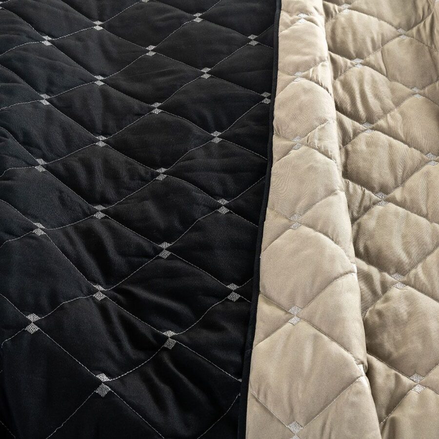 Kit Cobre Leito Queen 7 Peças MR Enxovais Renove Bordado