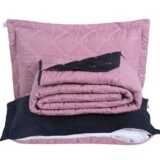 Kit Cobre Leito Queen 7 Peças MR Enxovais Renove Bordado