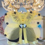 Romper Bebê Abelhinha com Asa e Apliques Luxo