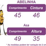 Romper Bebê Abelhinha com Asa e Apliques Luxo