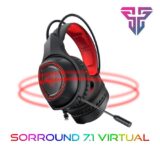 Headset Gamer Fantech Sniper HG16 7.1 USB RGB Driver 50mm