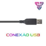 Headset Gamer Fantech Sniper HG16 7.1 USB RGB Driver 50mm