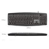 Kit Teclado e Mouse Fantech KM-100 Teclas Silenciosas USB