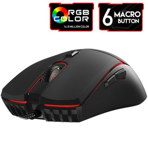 Mouse Gamer Fantech Crypto VX7 Macro 8000 DPI 6 Botões
