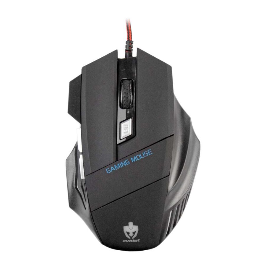 Mouse Gamer Evolut EG-103RB Predator RGB 2400 DPI 6 Botões
