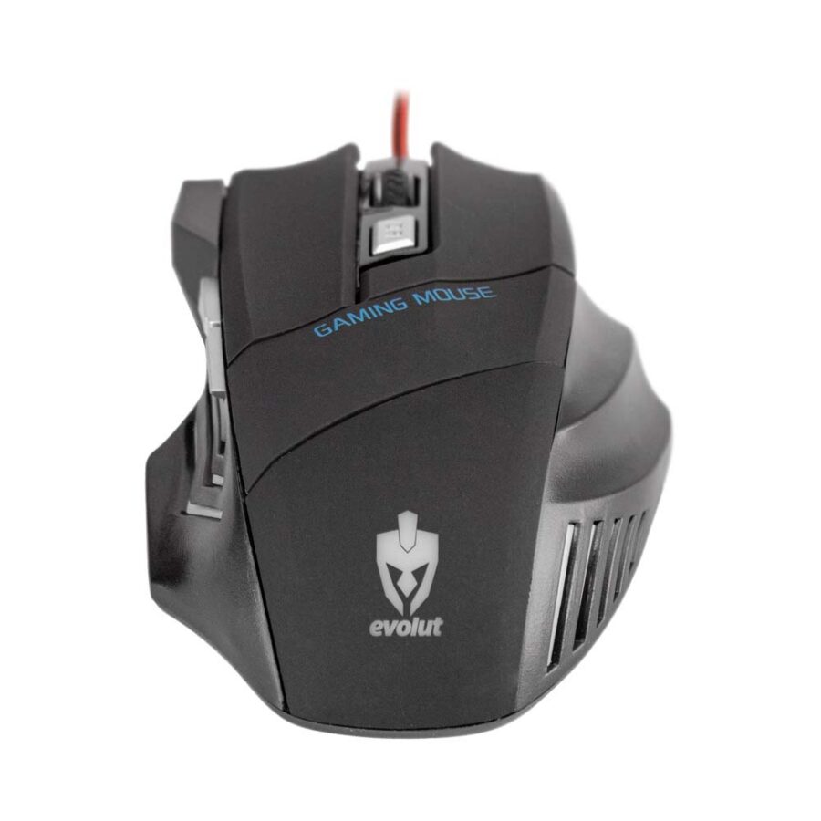 Mouse Gamer Evolut EG-103RB Predator RGB 2400 DPI 6 Botões