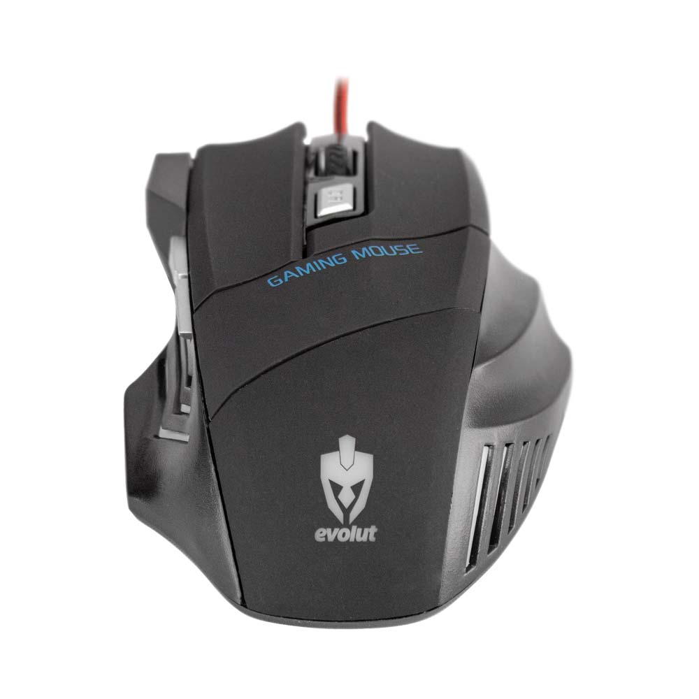 Mouse Gamer Evolut EG-103RB Predator RGB 2400 DPI 6 Botões