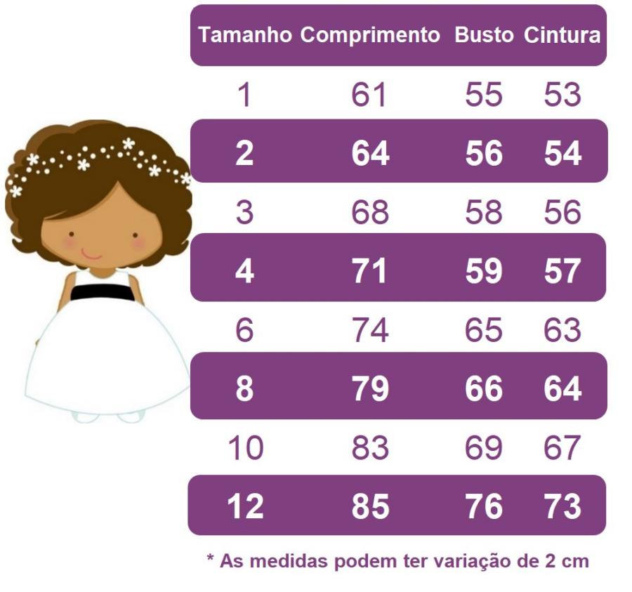 Vestido Infantil Branco Busto Plissado Festa