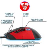 Mouse Gamer Fantech Phantom X15 RGB Macro 4800 DPI 7 Botões