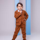 Terno Infantil Miss Cherry Pedro Caramelo Gravata Borboleta