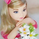 Faixinha de Cabelo Bebê com Laço Florzinha e Strass