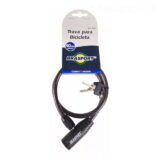 Cadeado para Bicicleta Cabo de Aço 60 cm com 2 Chaves