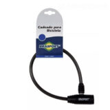 Cadeado para Bicicleta Cabo de Aço 60 cm com 2 Chaves