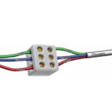 Conector Tripolar de Porcelana 10 mm² 25A para Chuveiro