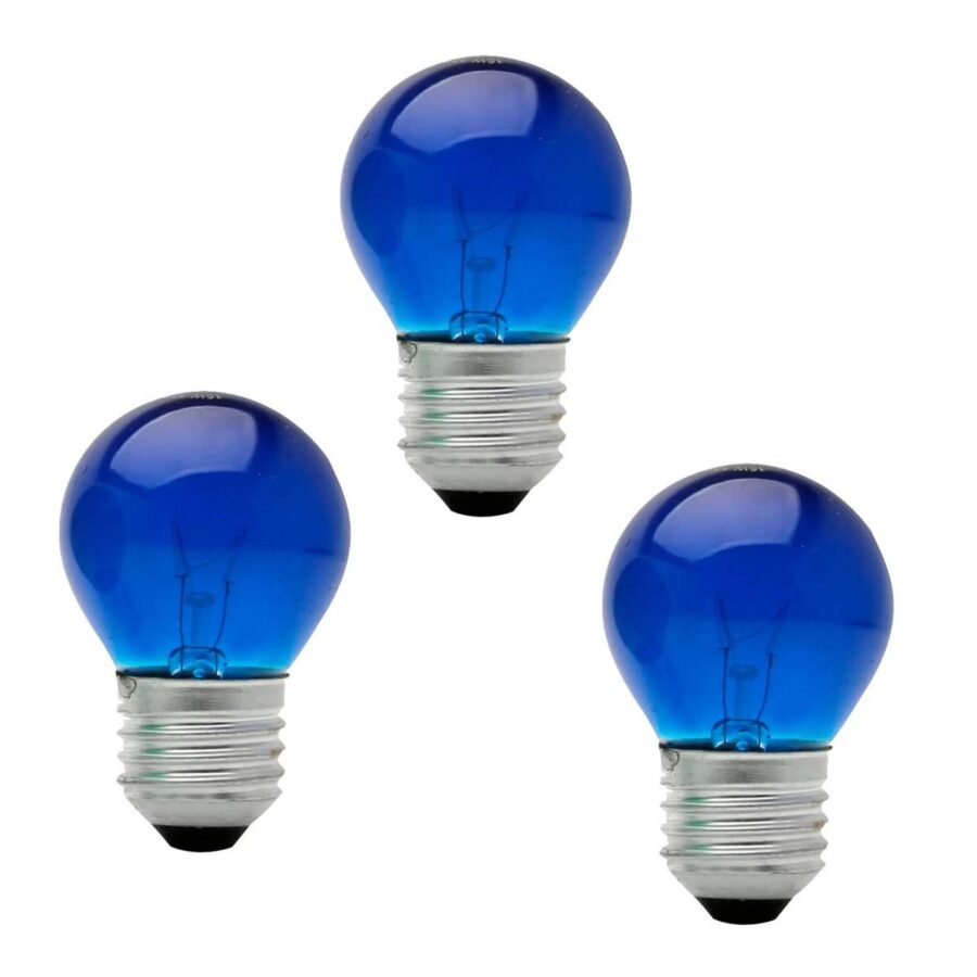 Kit 3 Lâmpadas Bolinha Coloridas Brasfort 15W 127V E27