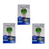 Kit 3 Lâmpadas Bolinha Coloridas Brasfort 15W 127V E27
