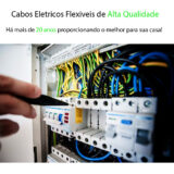 Fio Elétrico Flexível 6,0 mm 750 V Rolo 25 Metros