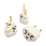 Kit 3 Adaptadores de Tomada Bob Love 10A 20A 2P e 2P+T