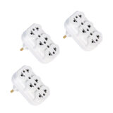 Kit 3 Adaptadores Benjamin 3 Tomadas 10A e 20A NBR 14136