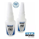 Kit 2 Colas Instantâneas Tek Bond 793 20 g Cianoacrilato