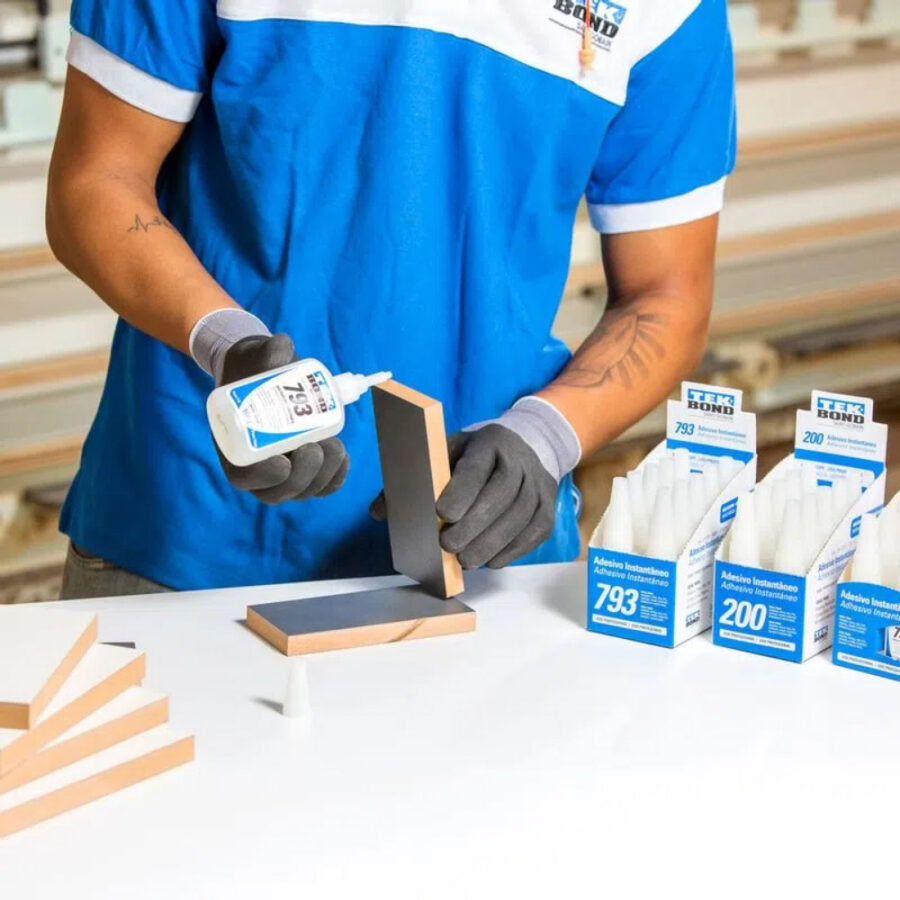 Kit 2 Colas Instantâneas Tek Bond 793 20 g Cianoacrilato