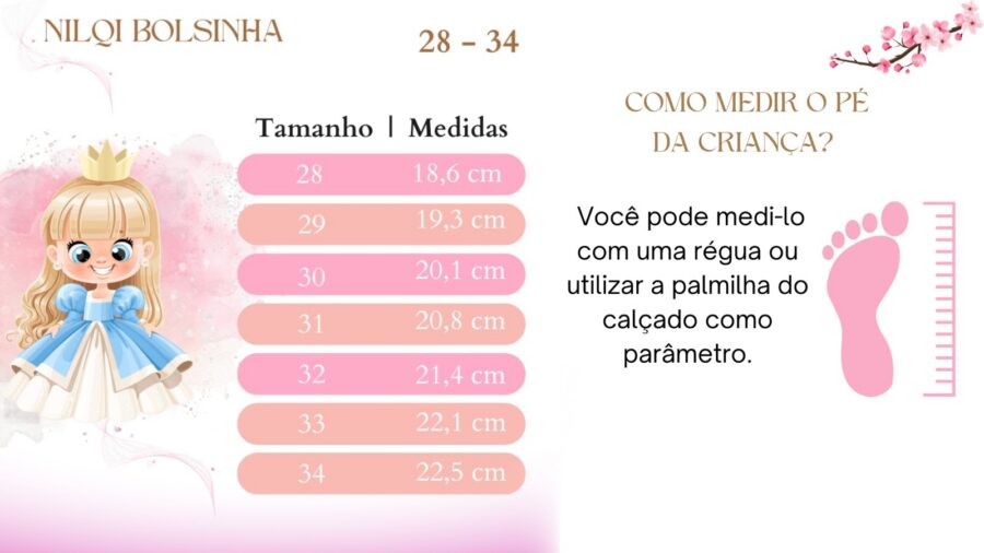 Bota Coturno Infantil Nilqi Malu Cano Baixo com Bolsinha