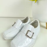 Sapato Social Infantil D Milan Branco